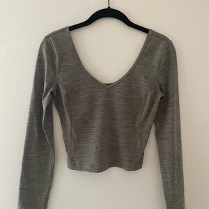 lululemon Align Long Sleeve Shirt-Heathered Rover